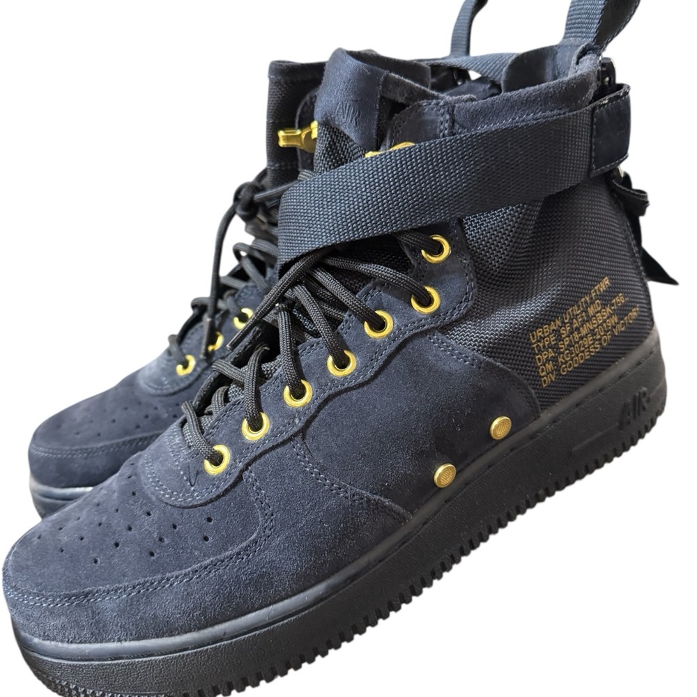 Nike Air Force 1 Sf Mid Obsidian